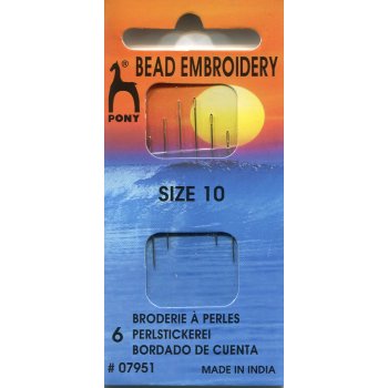 Embroidery Needles - Size 10 (very fine)