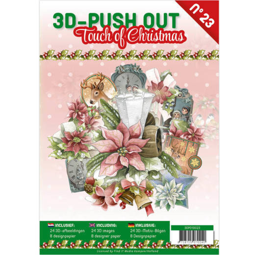 3D Stanzbogen Buch 23 - Touch of Christmas