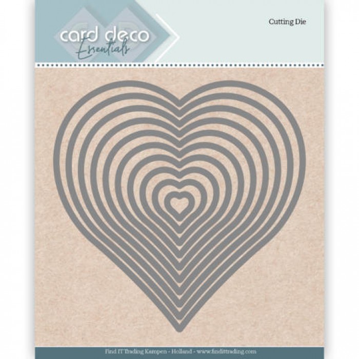 Card Deco Cutting Dies Nesting Heart - CDECD0024