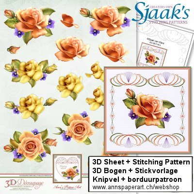 Sjaak's Stitching pattern CO-2017-013 & 3D Sheet APA3D008