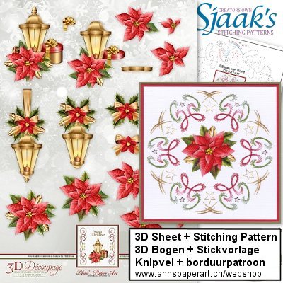 Sjaak's Stickvorlage CO-2017-017 & 3D Bogen APA3D002