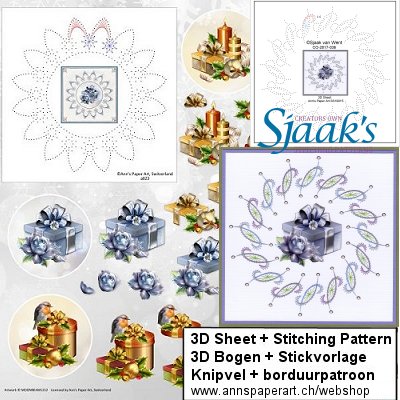 Sjaak's Stickvorlage CO-2017-036 & 3D Bogen SS10015