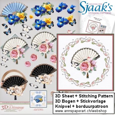 Sjaak's Stickvorlage CO-2018-069 & 3D Bogen APA3D026