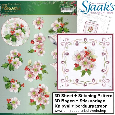 Sjaak's Stickvorlage CO-2020-171 & 3D Bogen CD11558