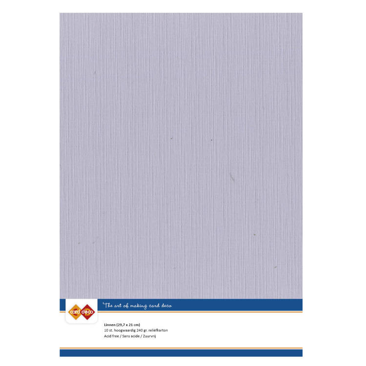 Linen cardstock - A4 - 51 Mouse Grey (5x A4 Sheets)