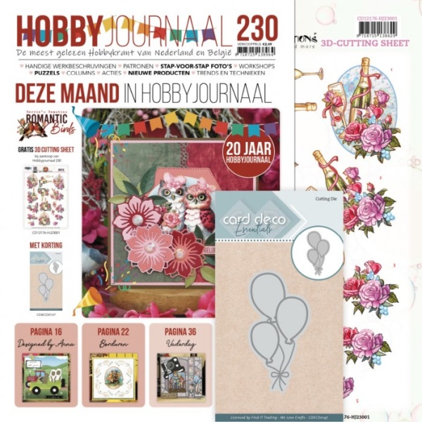 Hobbyjournaal 230 SET - 3D Bogen + Schablone