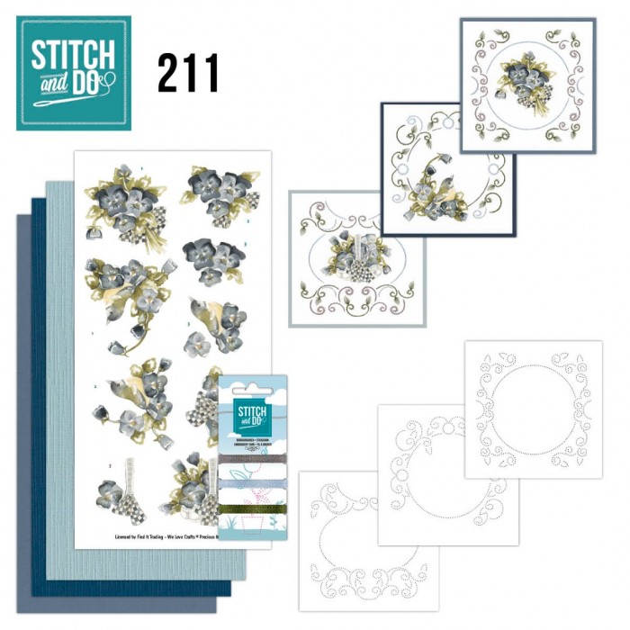 Stitch and Do 211 - Painted Pansies