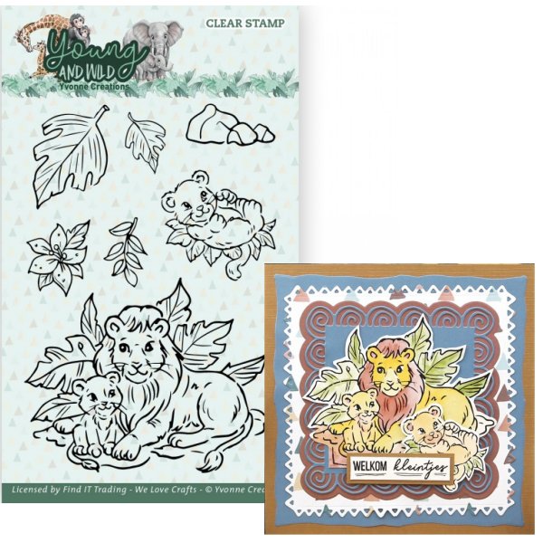 Clear Stamps - Lion (Pre-Order Only)