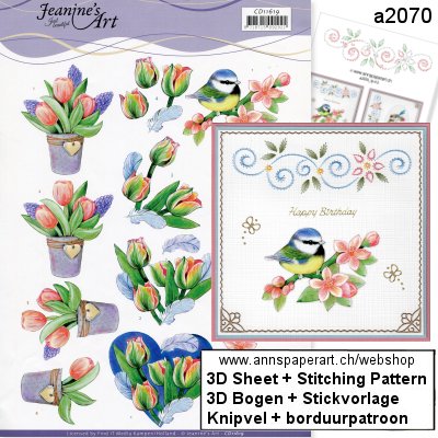 a2070_hj112 Stickvorlage & 3D Bogen CD11619