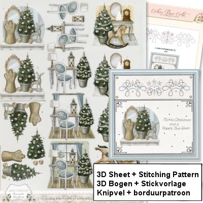 a696 Stickvorlage & 3D Bogen Amy Design CD10533