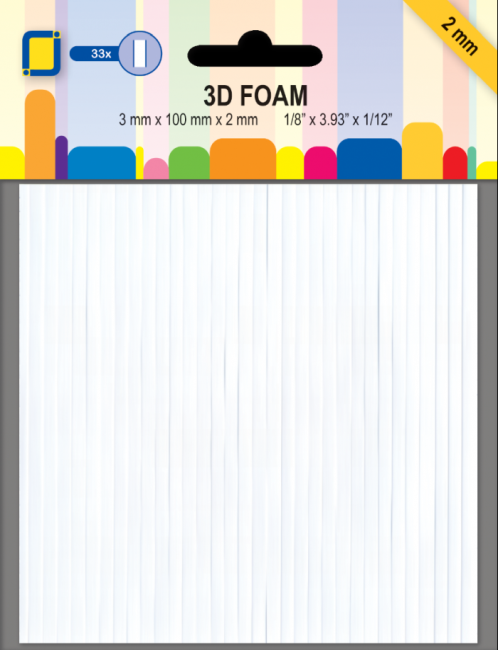 3D Foamlines - 3mm x 100m x 2mm