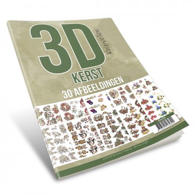 3D Decoupage sheet book - Christmas 1