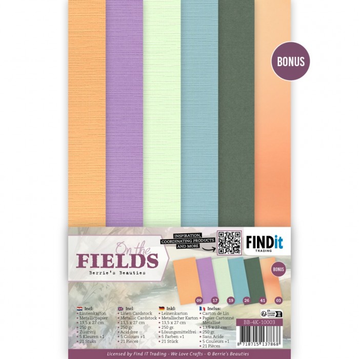 Linen Cardstock Pack - On the Fields - 4K