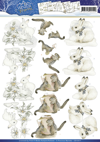 3D Bogen Precious Marieke - Winter Animals CD10577