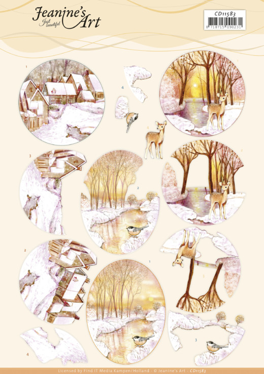 3D Bogen Jeanines's Art - Forest CD11583