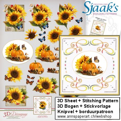 Sjaak's Stickvorlage CO-2018-073 & 3D Bogen APA3D027