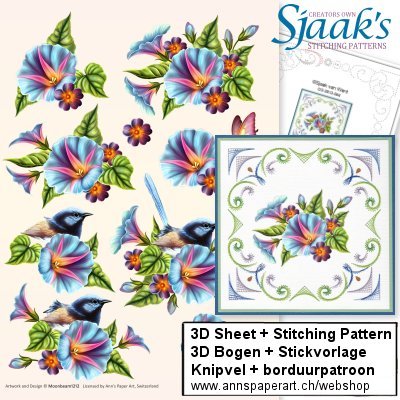 Sjaak's Stickvorlage CO-2013-444 & 3D Bogen 3DCE13004 Sjaak's Stickvorlage CO-2013-444 & 3D Bogen 3DCE13004