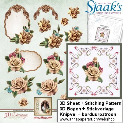 Sjaak's Stickvorlage CO-2016-002 & 3D Bogen APA3D005