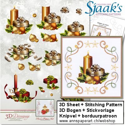 Sjaak's Stickvorlage CO-2017-019 & 3D Bogen APA3D001