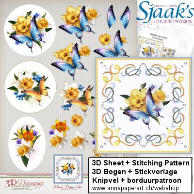 Sjaak's Stickvorlage CO-2018-061 & 3D Bogen APA3D023