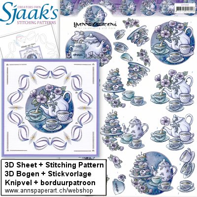 Sjaak's Stickvorlage CO-2019-110 & 3D Bogen CD11260