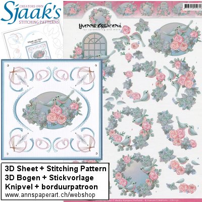 Sjaak's Stickvorlage CO-2020-145 & 3D Bogen CD11152