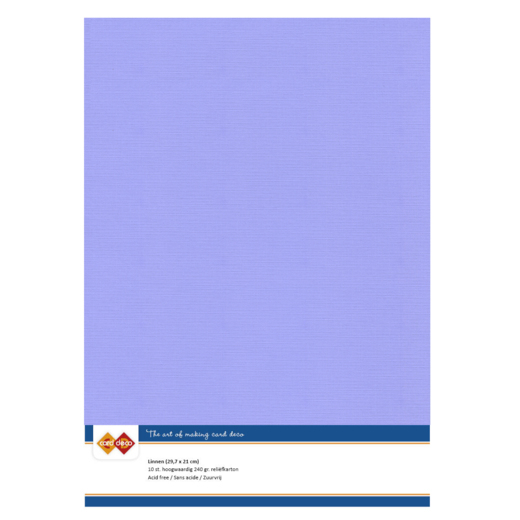 Linnen Karton - A4 - 61 Lavender (5x A4 Bogen)