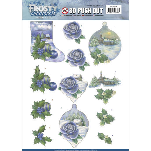 3D Stanzbogen Jeanine's Art Snowy Landscapes SB10278 3D Stanzbogen Jeanine's Art Snowy Landscapes SB10278