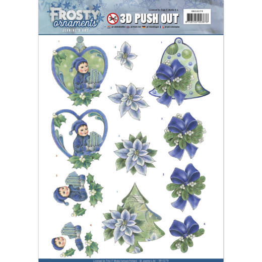 3D Die Cut Jeanine's Art - Green Ornaments SB10279