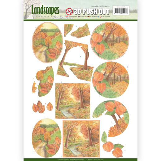 3D Stanzbogen Jeanine's Art Landscapes Herbst SB10297 - zum Schließen ins Bild klicken