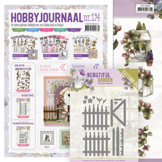Hobbyjournaal 194 SET + 3D Bogen + Schablone PM10204