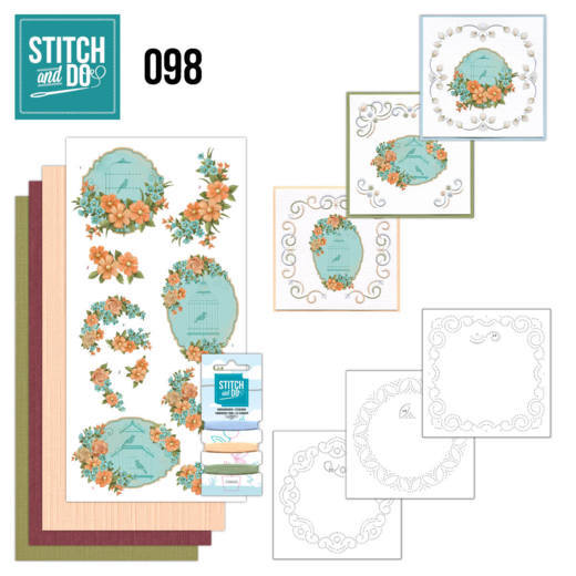 Stitch and Do 98 Floral Birdcages - zum Schließen ins Bild klicken