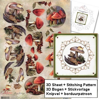 a121 Stitching pattern & 3D sheet Amy Design CD10757