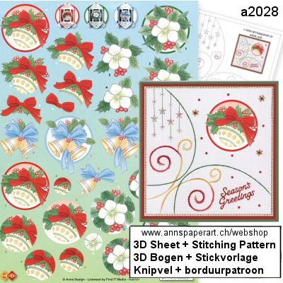 a2028_hj56 Stitchin pattern & 3D Bogen Anne Design HJ6701