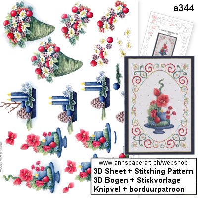 a344 Stitching pattern & 3D Sheet Wekabo 677