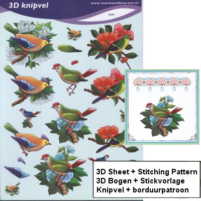 a644 Stickvorlage + 3D Bogen 2447