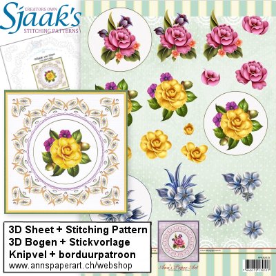 Sjaak's Stickvorlage CO-2018-082 & 3D Bogen APA3D015