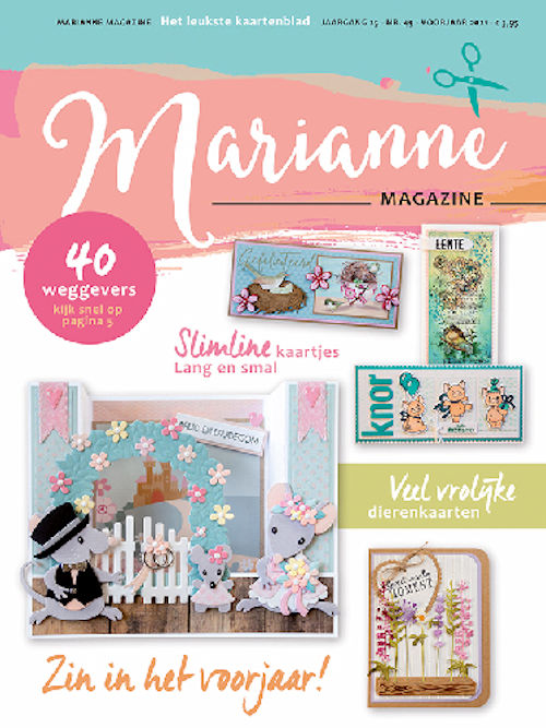 Marianne - Doe! Magazine nr 49 mit Stickvorlagen von Karin